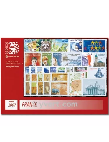 n° 3996/4126  - Timbre France Année complète  (2007)