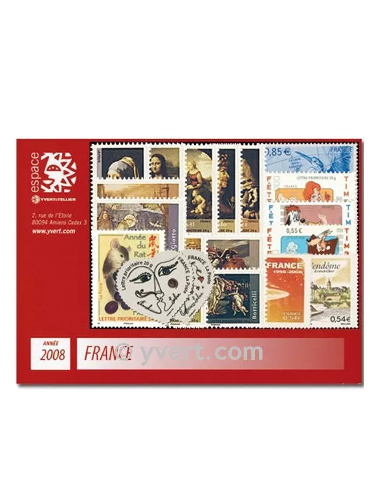 n° 4127/4323  - Timbre France Année complète  (2008)