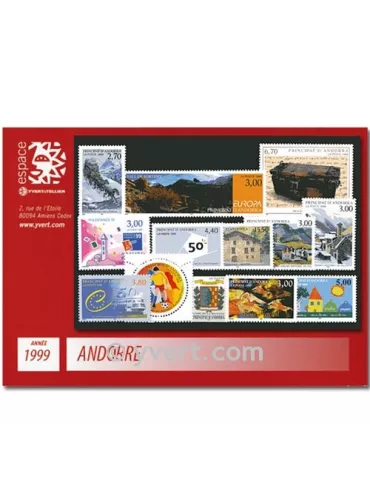 n° 512/524 -  Timbre Andorre Année complète (1999)