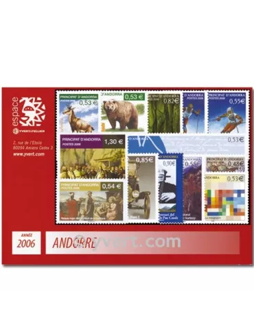 n° 620/632 -  Timbre Andorre Année complète (2006)