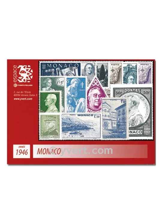 n° 274/300 -  Timbre Monaco Année complète (1946)