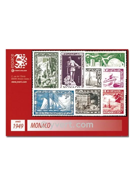n° 324/337B -  Timbre Monaco Année complète (1949)