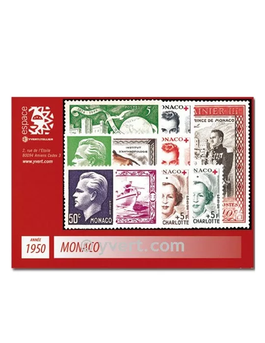 n° 338/350 -  Timbre Monaco Année complète (1950)