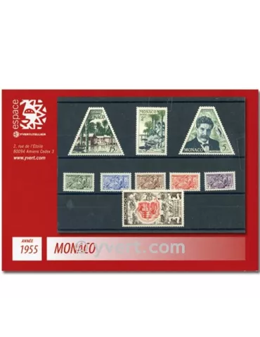 n° 412/440 -  Timbre Monaco Année complète (1955)