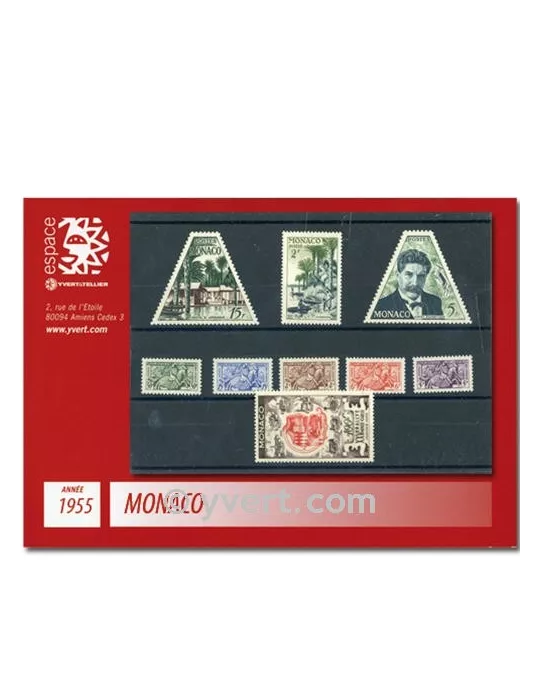n° 412/440 -  Timbre Monaco Année complète (1955)
