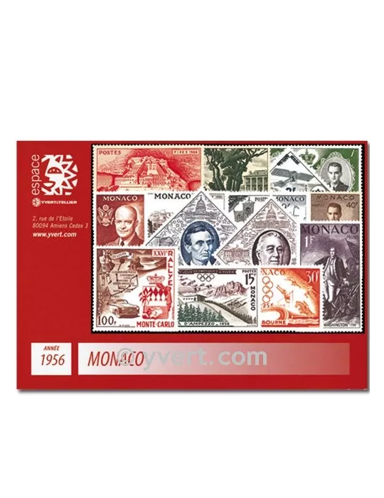 n° 441/477 -  Timbre Monaco Année complète (1956)