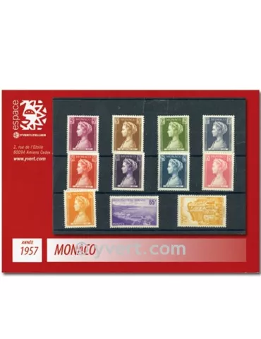 n° 478/488 -  Timbre Monaco Année complète (1957)