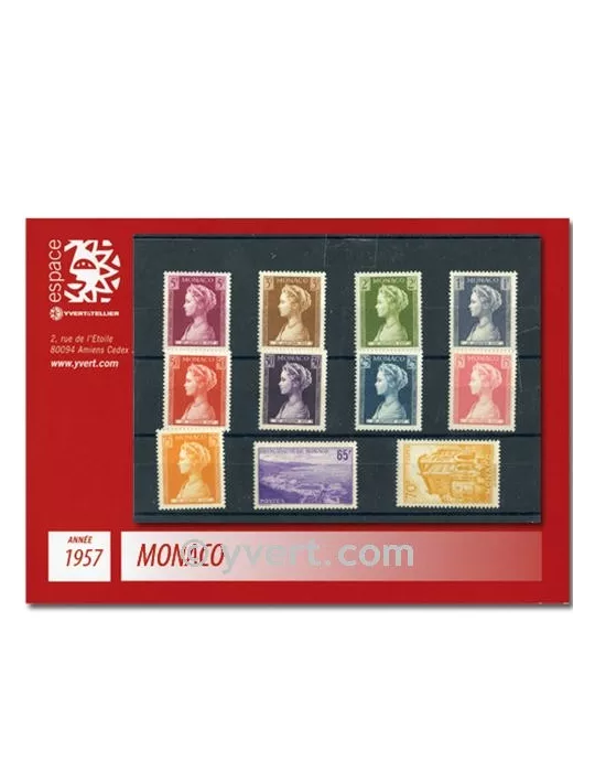 n° 478/488 -  Timbre Monaco Année complète (1957)
