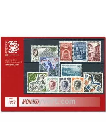 n° 503/522 -  Timbre Monaco Année complète (1959)