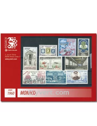 n° 523/550A -  Timbre Monaco Année complète (1960)
