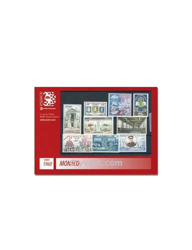 n° 523/550A -  Timbre Monaco Année complète (1960)