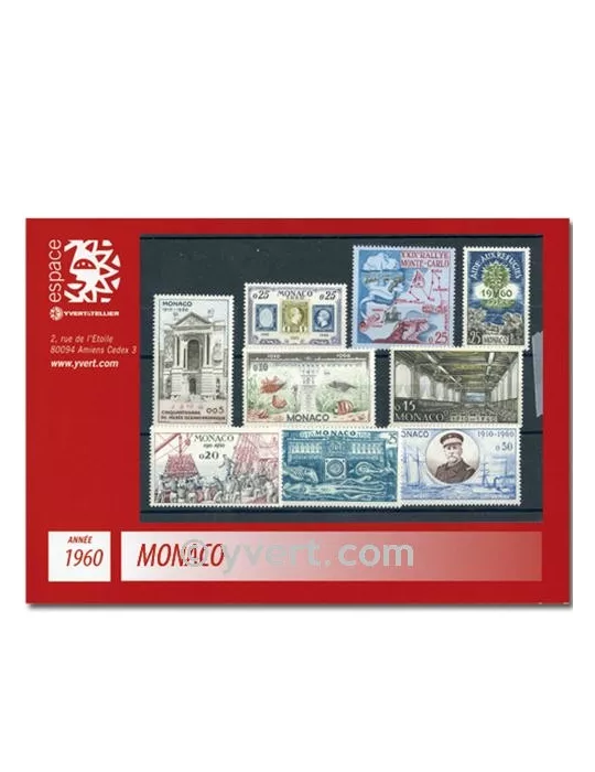 n° 523/550A -  Timbre Monaco Année complète (1960)
