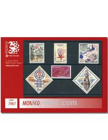 n° 551/570 -  Timbre Monaco Année complète (1961)