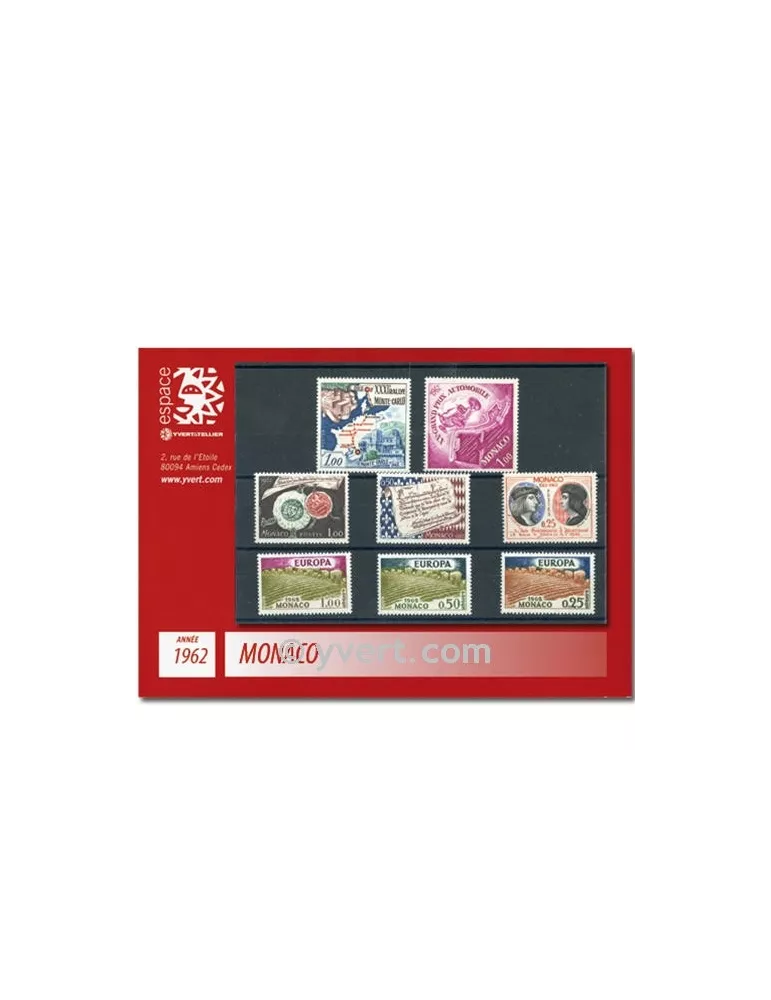 n° 571/598 -  Timbre Monaco Année complète (1962)