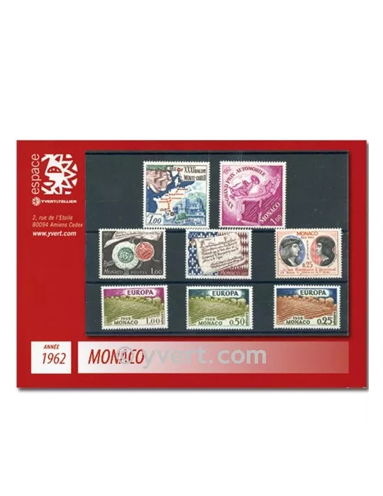 n° 571/598 -  Timbre Monaco Année complète (1962)