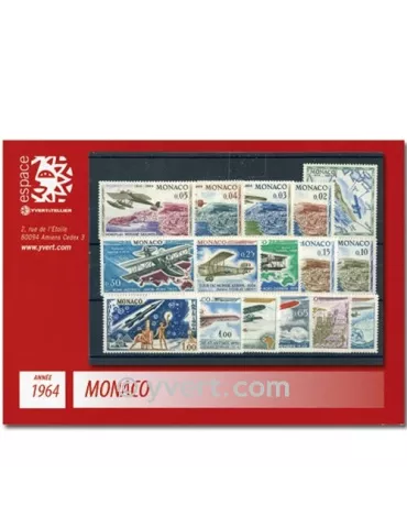 n° 636/663 -  Timbre Monaco Année complète (1964)
