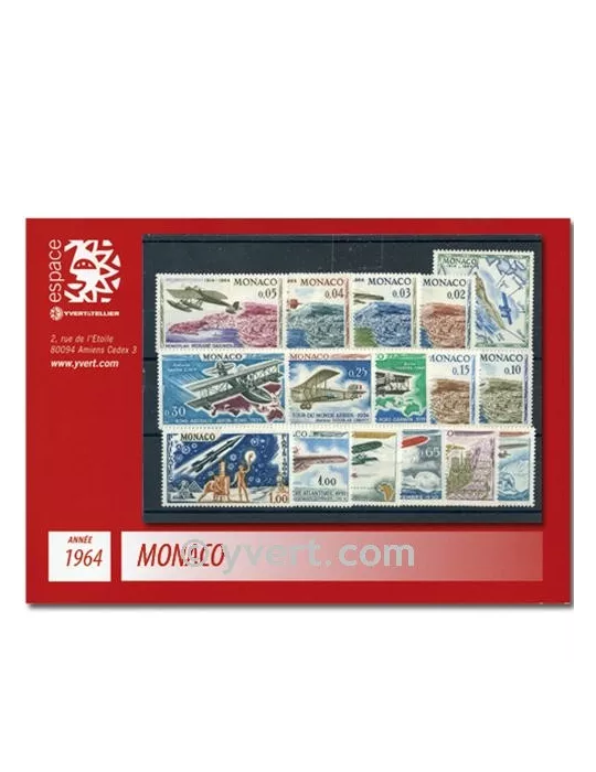 n° 636/663 -  Timbre Monaco Année complète (1964)