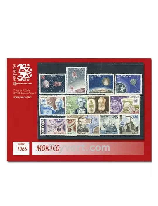 n° 664/676 -  Timbre Monaco Année complète (1965)
