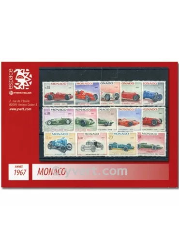 n° 708/735 -  Timbre Monaco Année complète (1967)