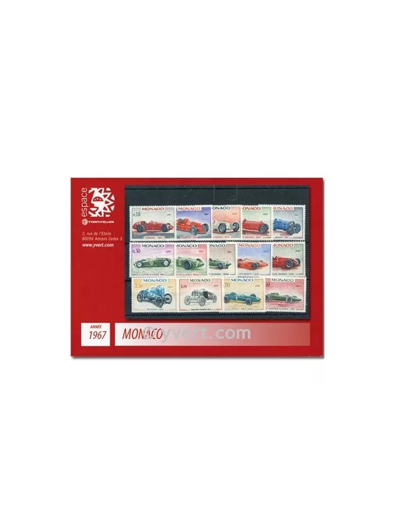 n° 708/735 -  Timbre Monaco Année complète (1967)