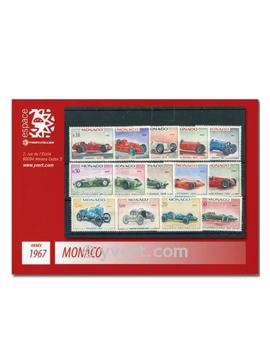 n° 708/735 -  Timbre Monaco Année complète (1967)