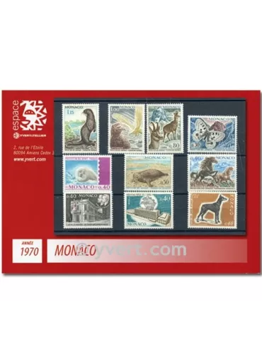 n° 809/846 -  Timbre Monaco Année complète (1970)