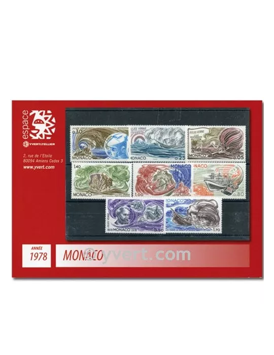 n° 1125/1174 -  Timbre Monaco Année complète (1978)