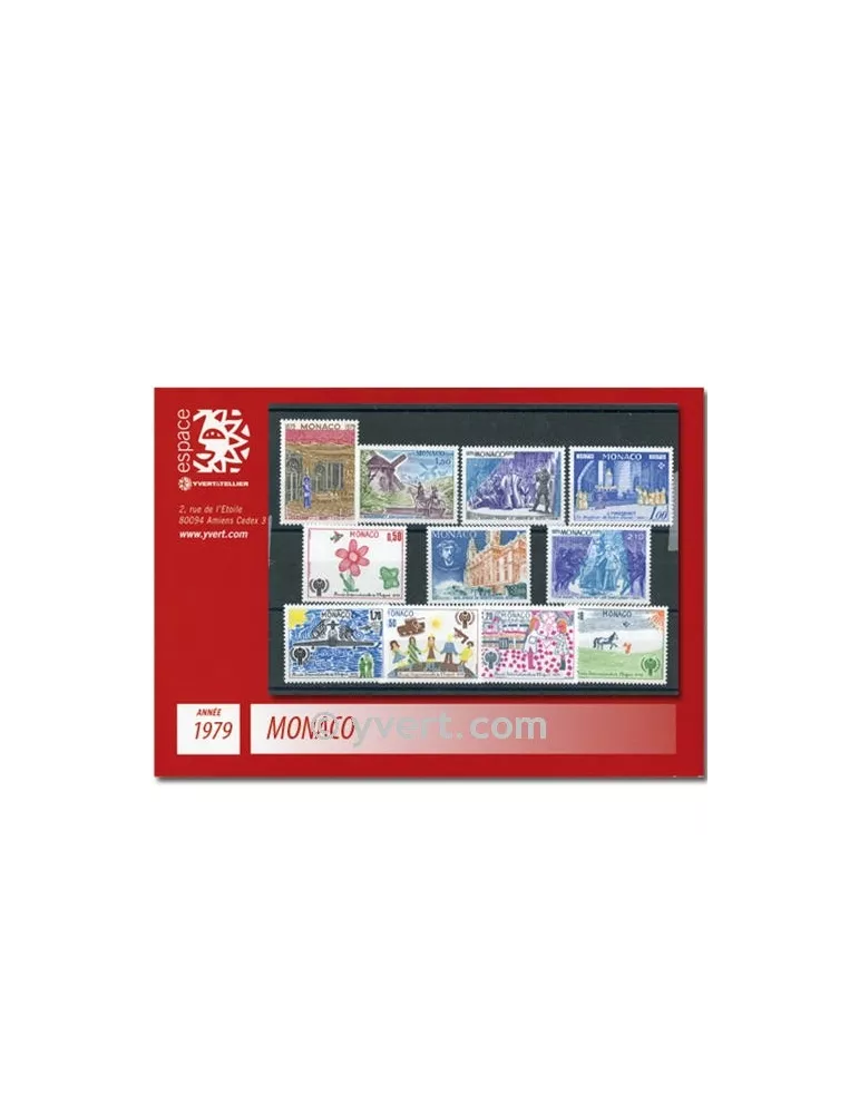 n° 1175/1208 -  Timbre Monaco Année complète (1979)