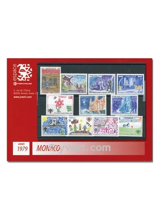 n° 1175/1208 -  Timbre Monaco Année complète (1979)