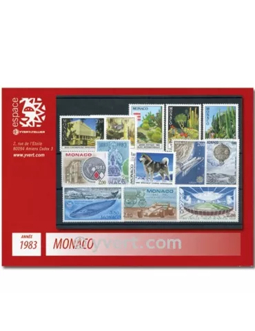 n° 1359/1403 -  Timbre Monaco Année complète (1983)