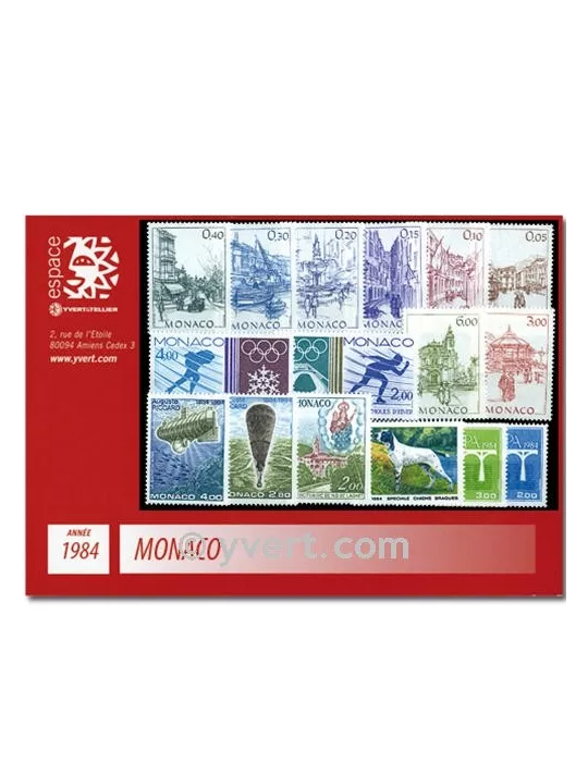 n° 1404/1455 -  Timbre Monaco Année complète (1984)