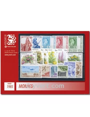 n° 1456/1509 -  Timbre Monaco Année complète (1985)