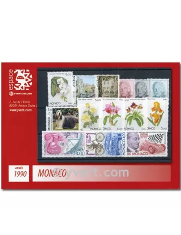 n° 1705/1752 -  Timbre Monaco Année complète (1990)