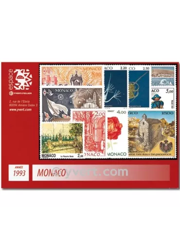 n° 1854/1914 -  Timbre Monaco Année complète (1993)