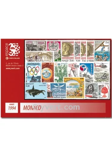 n° 1915/1970 -  Timbre Monaco Année complète (1994)