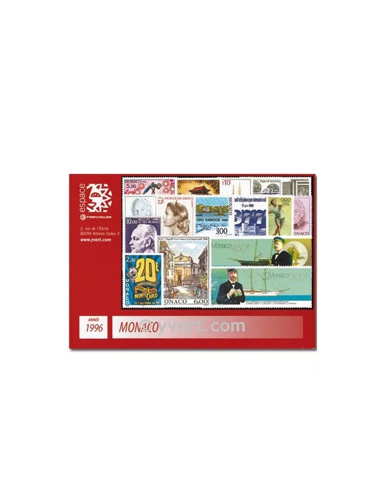 n° 2026/2085 -  Timbre Monaco Année complète (1996)