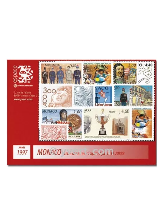 n° 2086/2145 -  Timbre Monaco Année complète (1997)