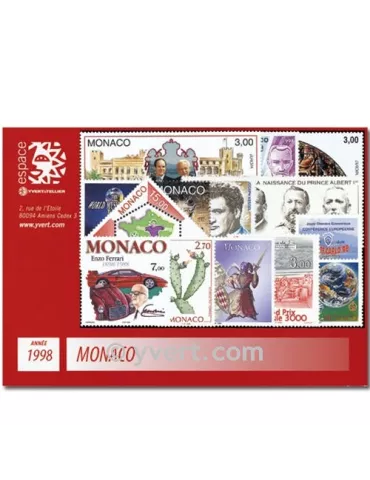 n° 2146/2185 -  Timbre Monaco Année complète (1998)