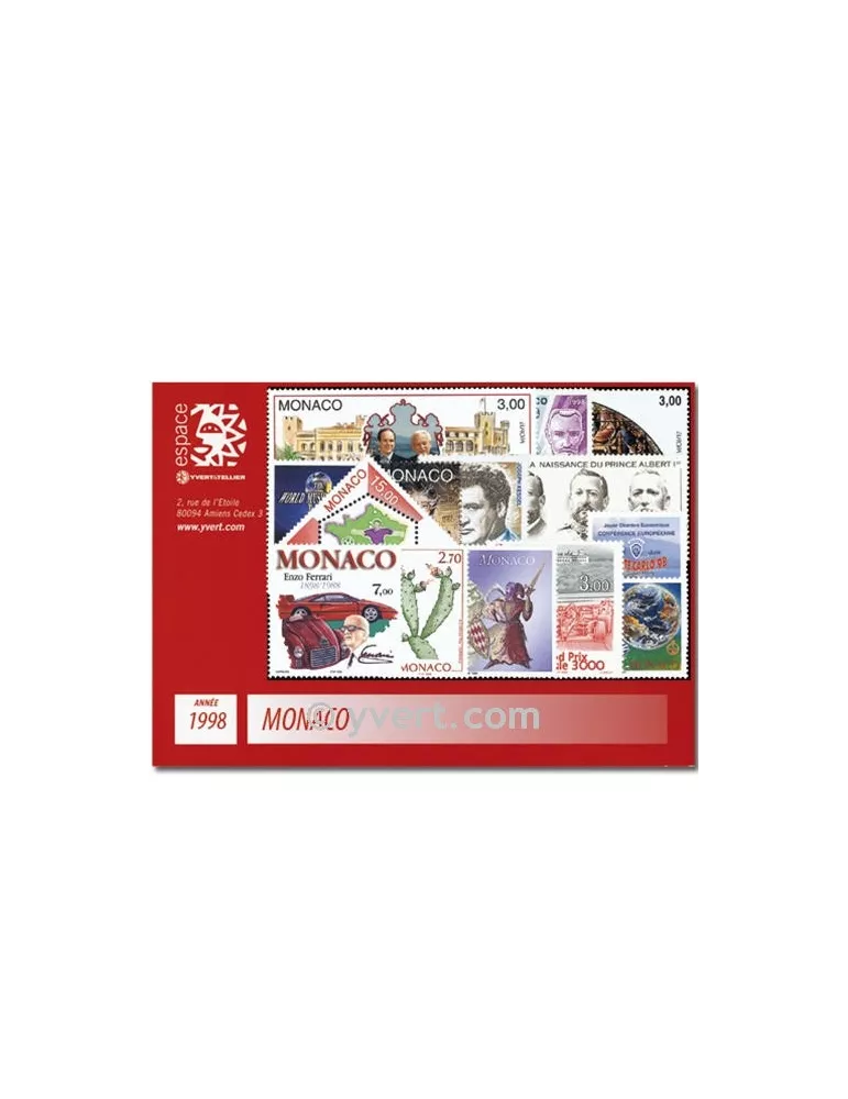 n° 2146/2185 -  Timbre Monaco Année complète (1998)
