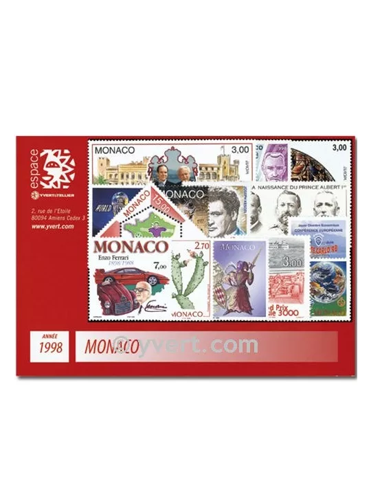 n° 2146/2185 -  Timbre Monaco Année complète (1998)