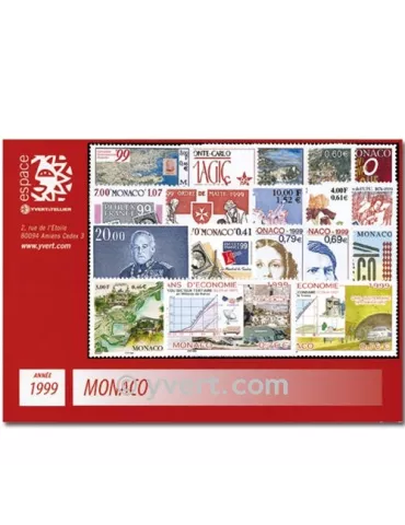 n° 2186/2229 -  Timbre Monaco Année complète (1999)