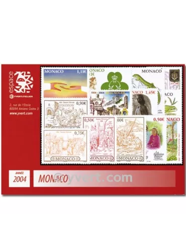 n° 2418/2478 -  Timbre Monaco Année complète (2004)