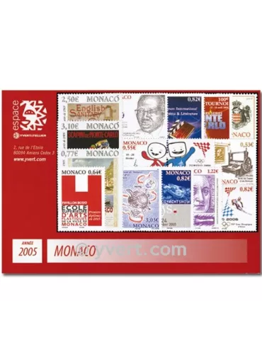 n° 2479/2527 -  Timbre Monaco Année complète (2005)