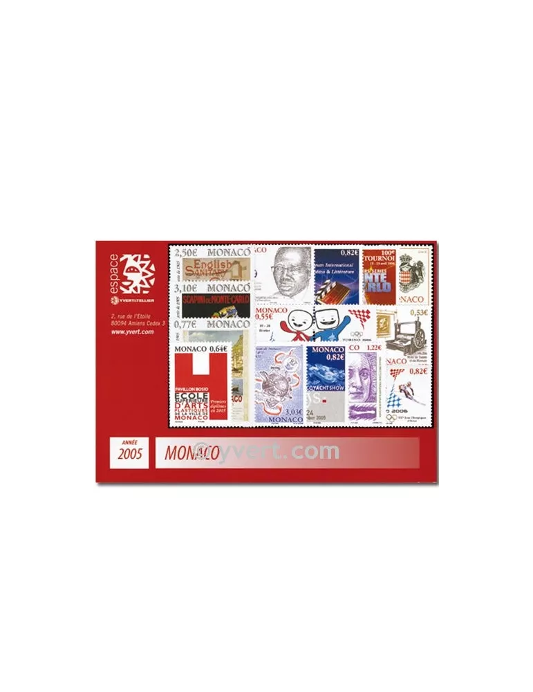 n° 2479/2527 -  Timbre Monaco Année complète (2005)