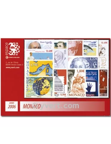 n° 2528/2587 -  Timbre Monaco Année complète (2006)