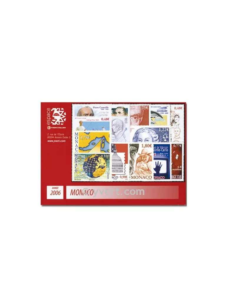 n° 2528/2587 -  Timbre Monaco Année complète (2006)