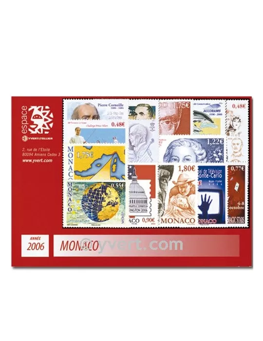 n° 2528/2587 -  Timbre Monaco Année complète (2006)