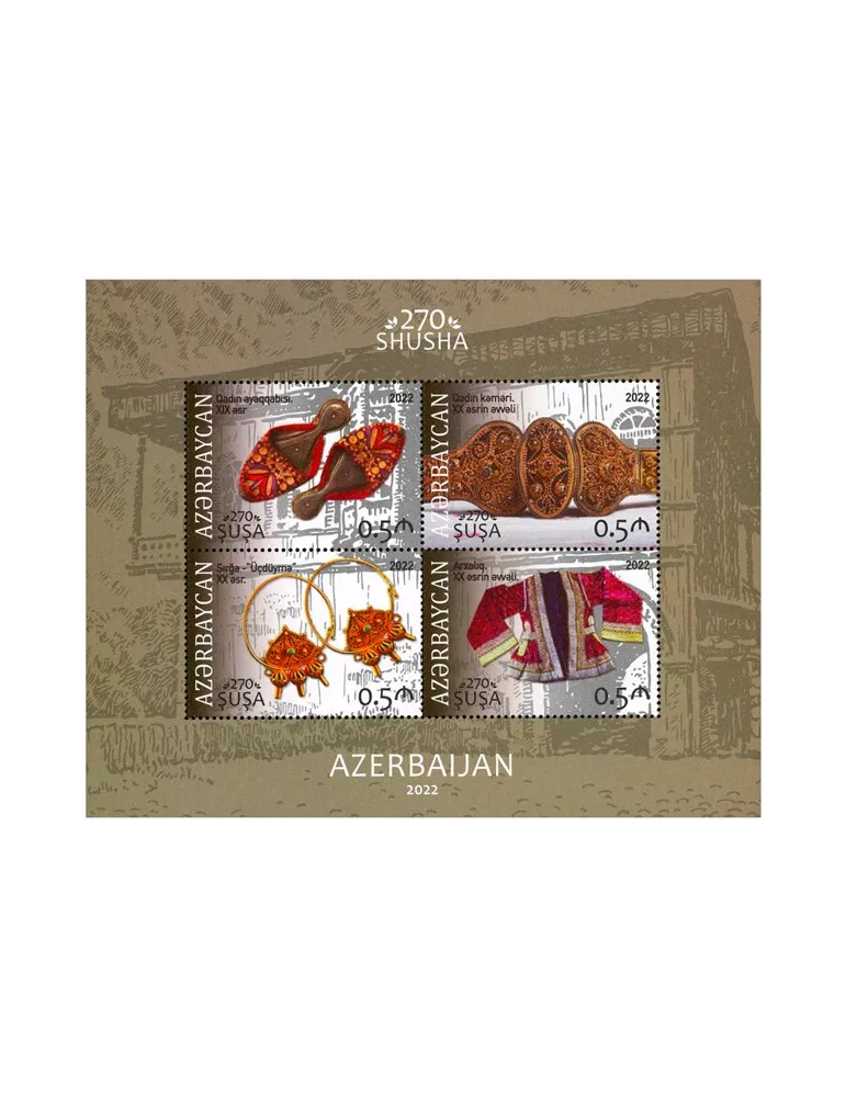 n° 261 - Timbre AZERBAIDJAN Blocs et feuillets