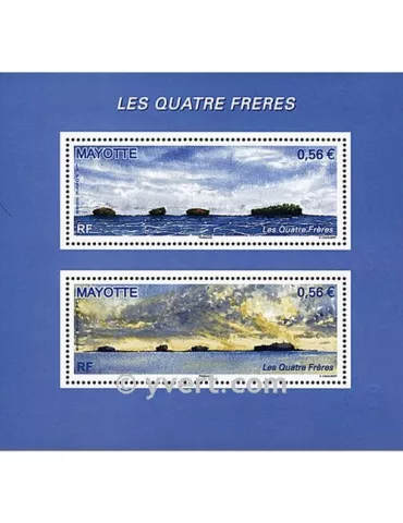 n° 228/229 (BF 6) -  Timbre Mayotte Poste