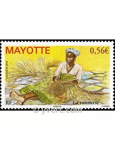 n° 233 -  Timbre Mayotte Poste